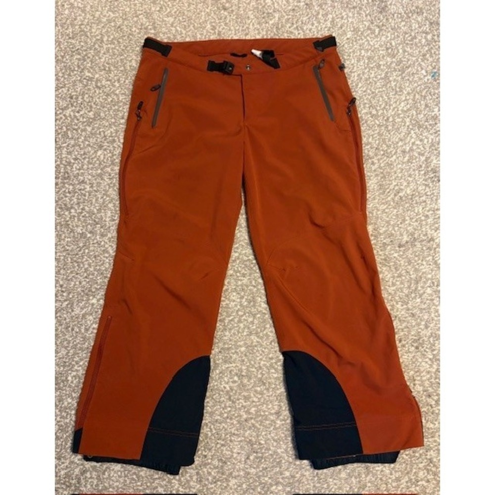 Mens LL Bean ski/snow/board pants, size XL, orange/terracotta color